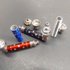 6 Piece Metal Club Hand Pipe 2